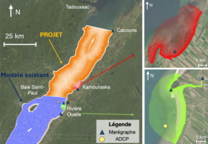 Site d'étude projet Kamouraska